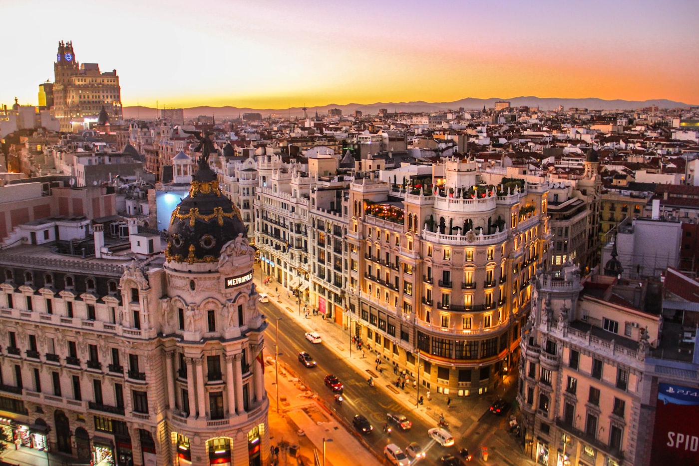 Vista de Madrid, España